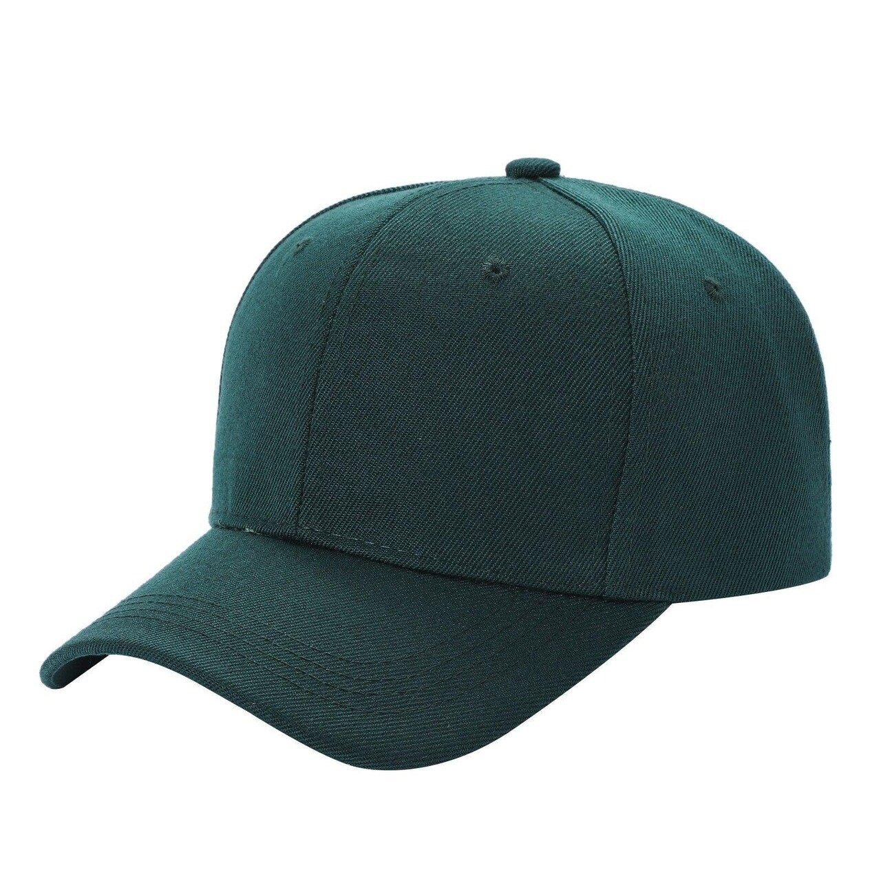 V1 Kids Solid Velcro Baseball Cap 100% Polyester Adjustable Closure